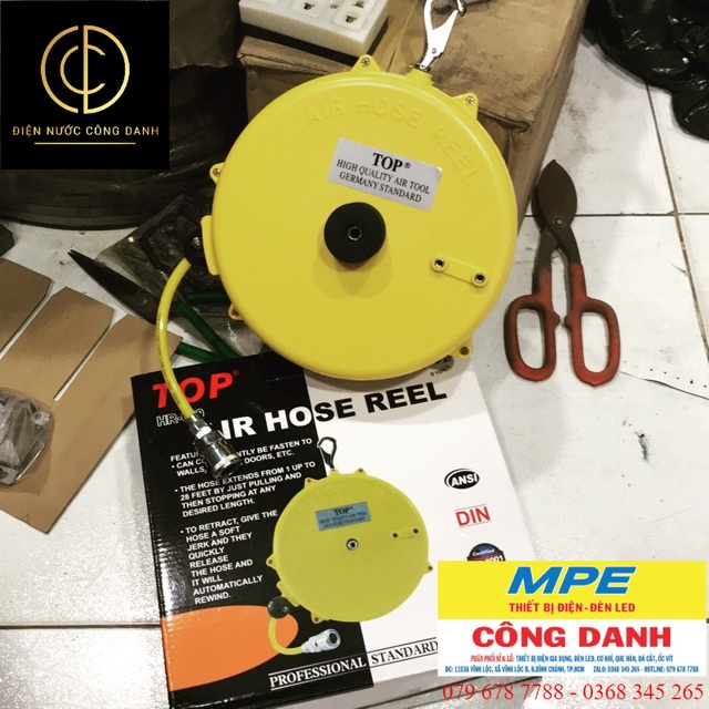 Dây hơi tự rút vỏ nhựa top hr-600