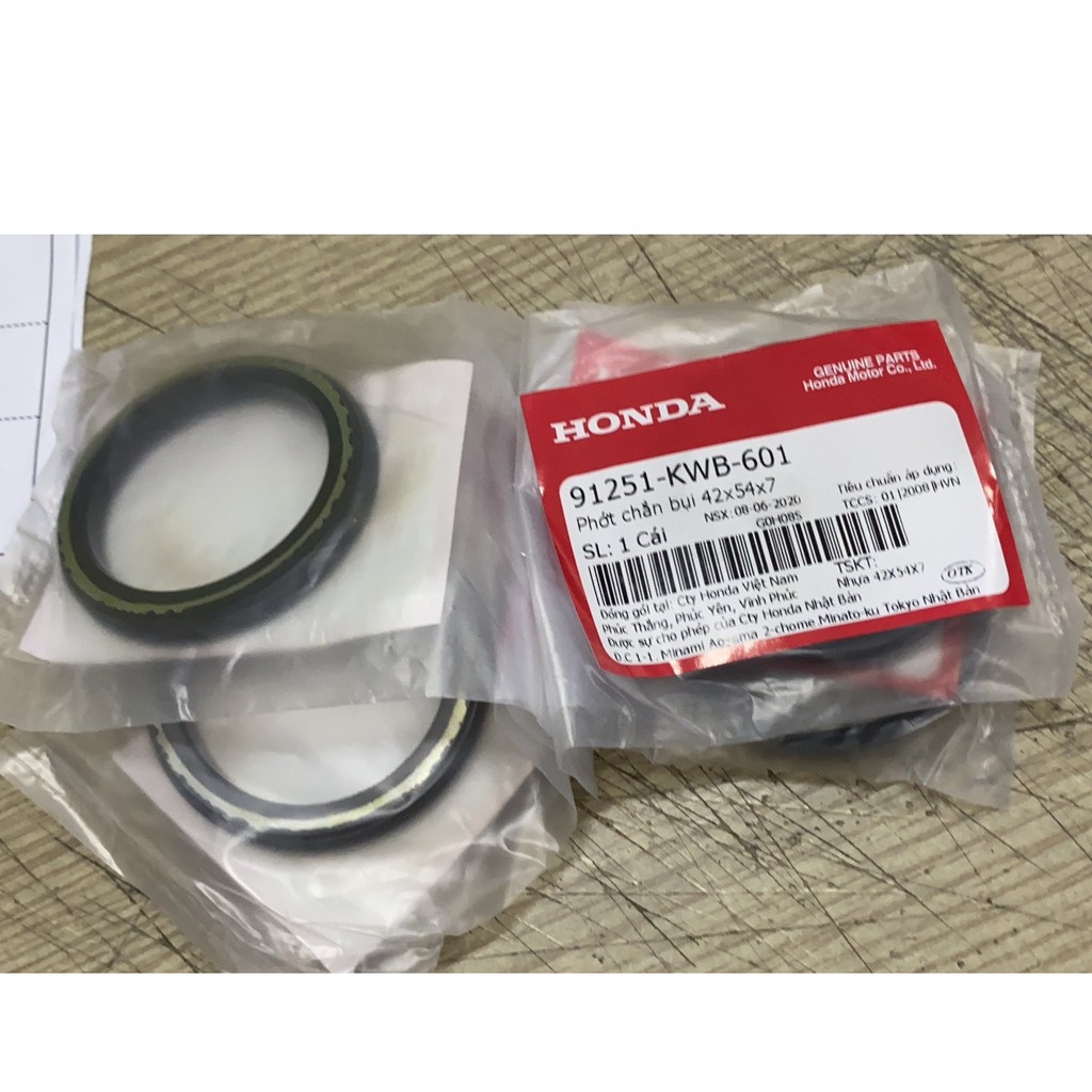 Bộ phớt chắn bui bánh trước wave 110, fu neo, fu mập zin honda