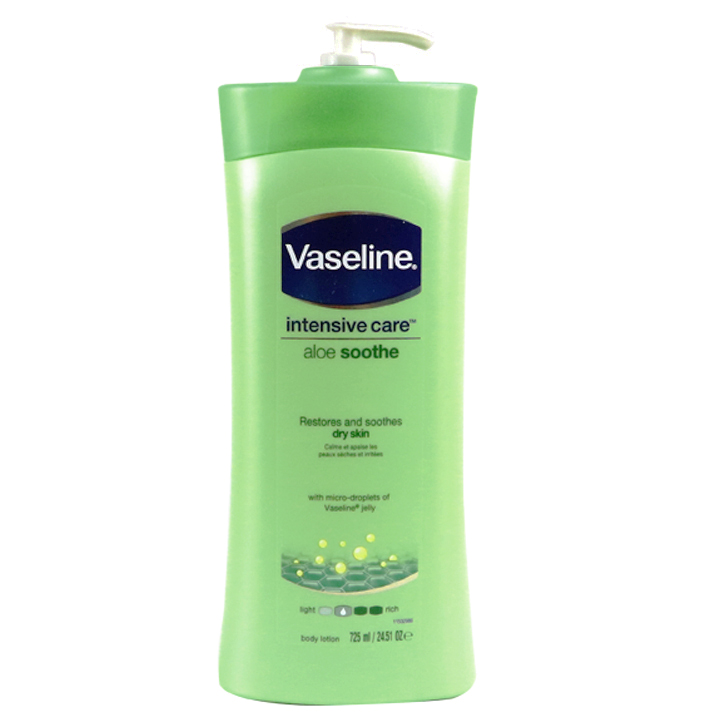 Sữa dưỡng thể Vaseline Total moisture Aloe Soothe 725ml