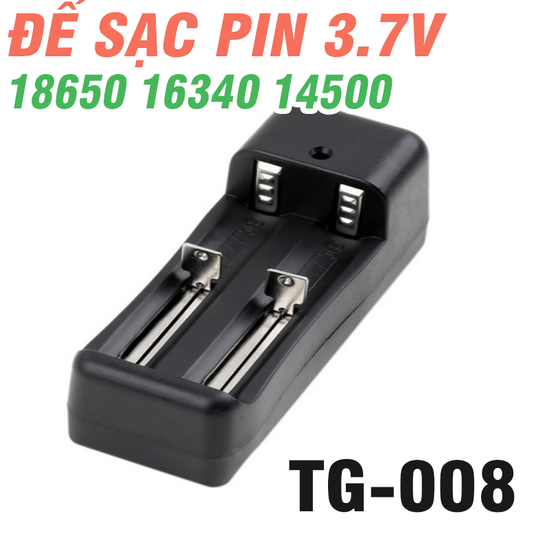 Bộ sạc pin đa năng sạc được bộ sạc pin đôi li-on 18650 - nguồn 220v 4.8v