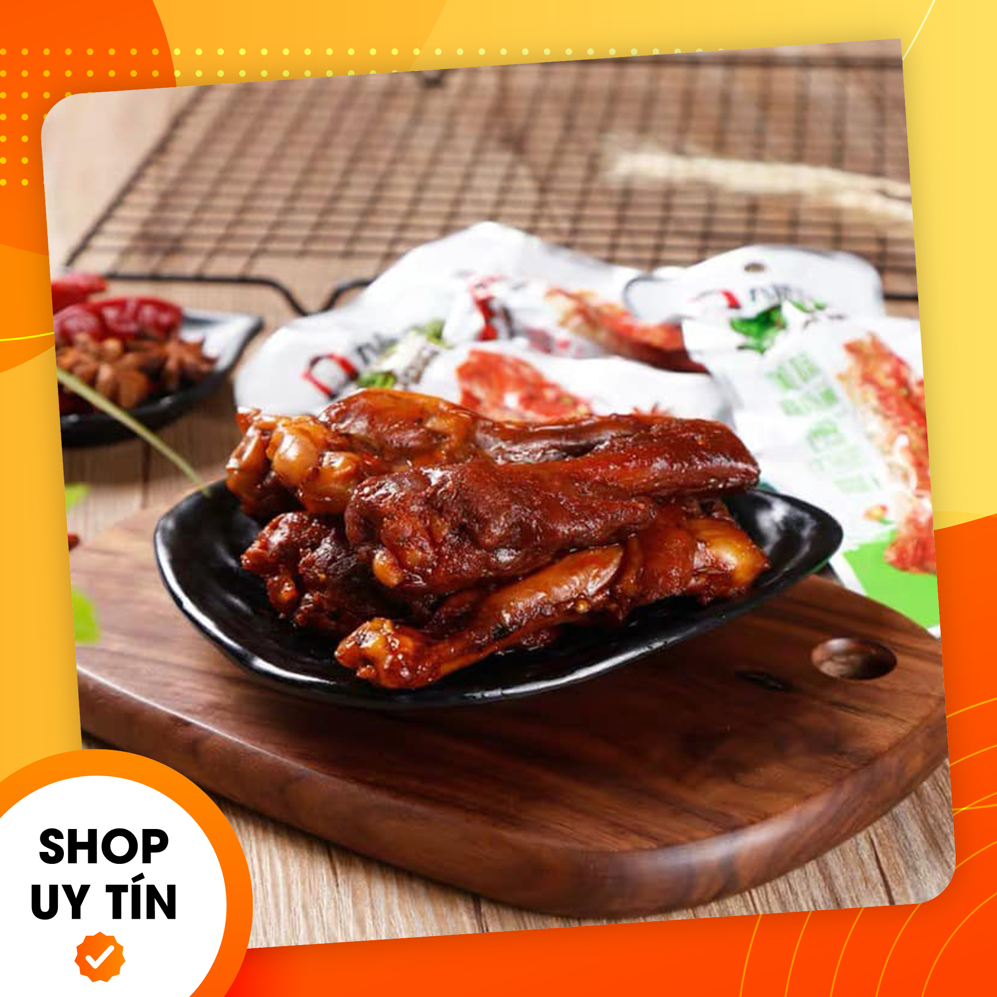 Đùi vịt cay dacheng - gói 35gr - đồ ăn vặt trung