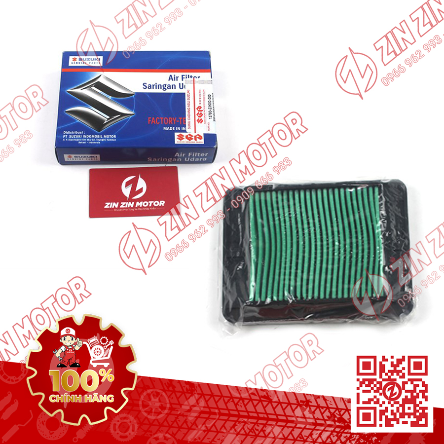 Lọc Gió - GSX R150, GSX S150 - 13780-23K00-000 - ZinZin Motor