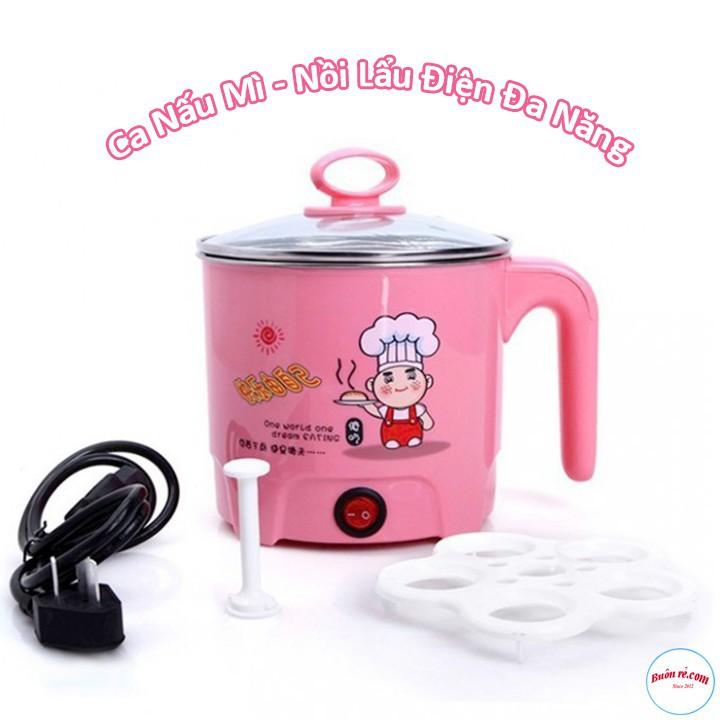 Ca nấu mì , nồi lẩu mini siêu tốc đa năng