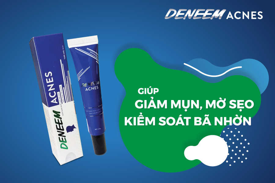 GEL bôi mụn mờ thâm DENEEM ACNES - DÀNH CHO NAM - Giúp giảm mụn, ngăn ngừa mụn làm mờ sẹo, kiểm soát bã nhờn