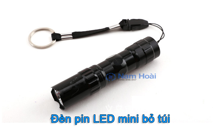 Đèn pin siêu sáng LED mini chiếu sáng gia đình loại bỏ túi dùng pin AA, 14500, pin tiểu