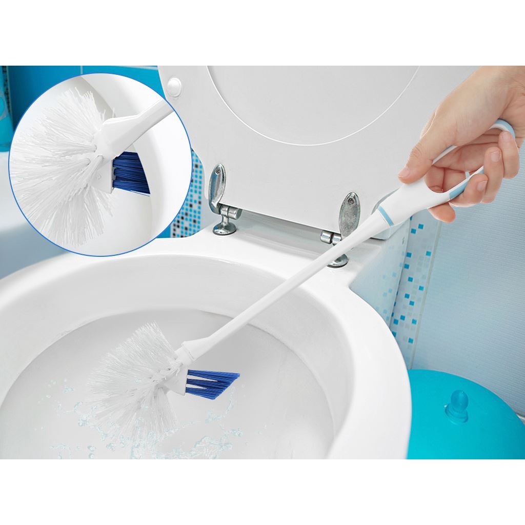 Cọ tolet, bàn chải vệ sinh tolet ĐẦU TRÒN YJ-5224c cao cấp Quý Phu Nhân, bàn chải chà toilet, bàn chải vệ sinh, bàn chải chà góc tường, bàn chải đa năng - Hàng Việt Nam