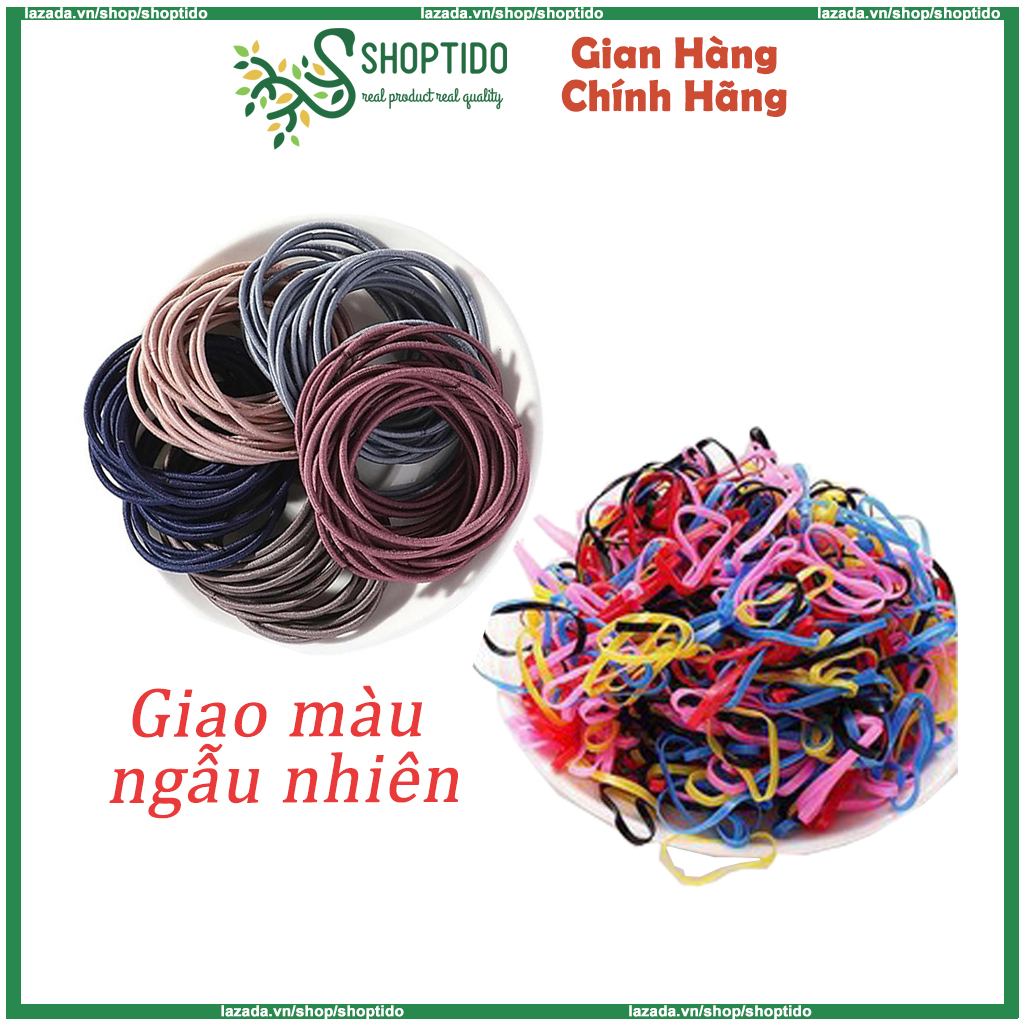 Túi zip thun cột tóc nhiều màu, nhiều loại present for you độ co dãn đàn hồi cao