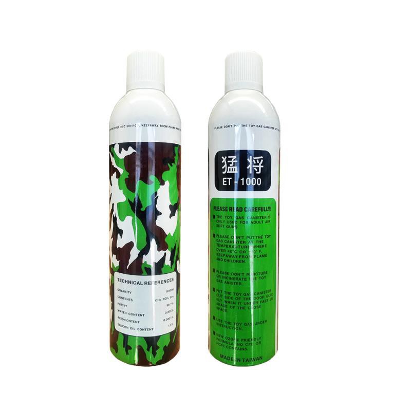 Green gas bình / gaz xanh 1100ml camo
