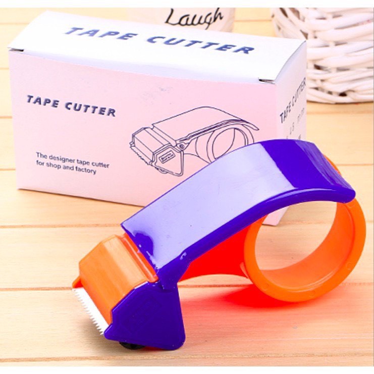 Dụng Cụ Cắt Băng Dính Bằng Nhựa Cầm Tay Tiện Lợi, Cắt Băng Dính Bằng Tay Tiện Dụng Dễ Cầm