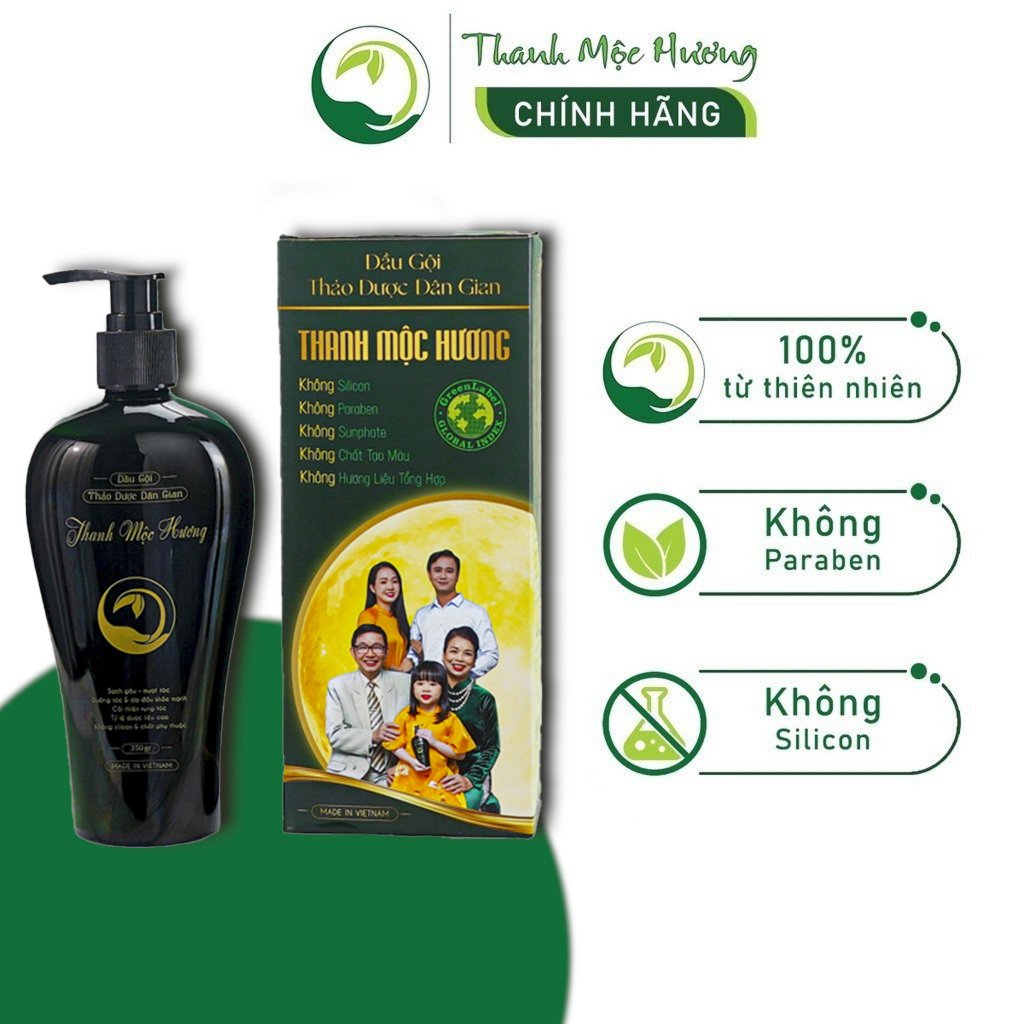 Dầu gội thảo dược Thanh Mộc Hương - mẫu mới nhất, cam kết tất cả sản phẩm được kiểm định chất lượng rõ ràng