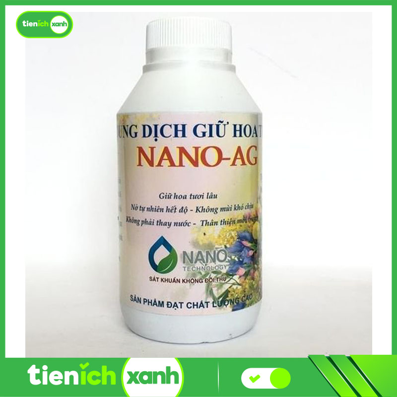 Dung dịch Giữ Hoa tươi lâu Nano Ag chai 400ml