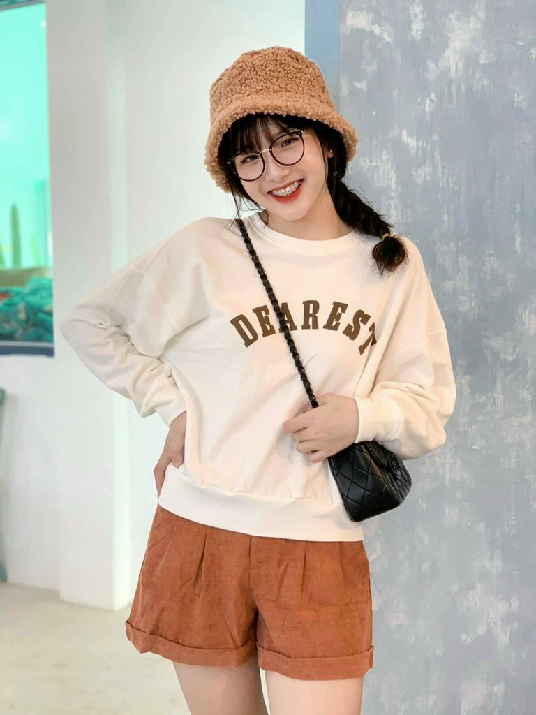 Set đồ bộ nữ set dearest short nâu mặc đi chơi freesize - Angi Boutique
