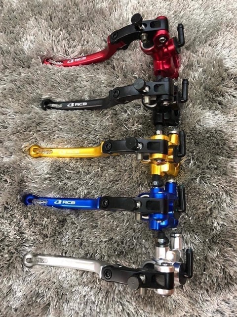 Cùm phanh đĩa Tay thắng phải RCB bình dầu rời / tay côn trái cáp 14 - 17 mm chính hãng RACING BOY