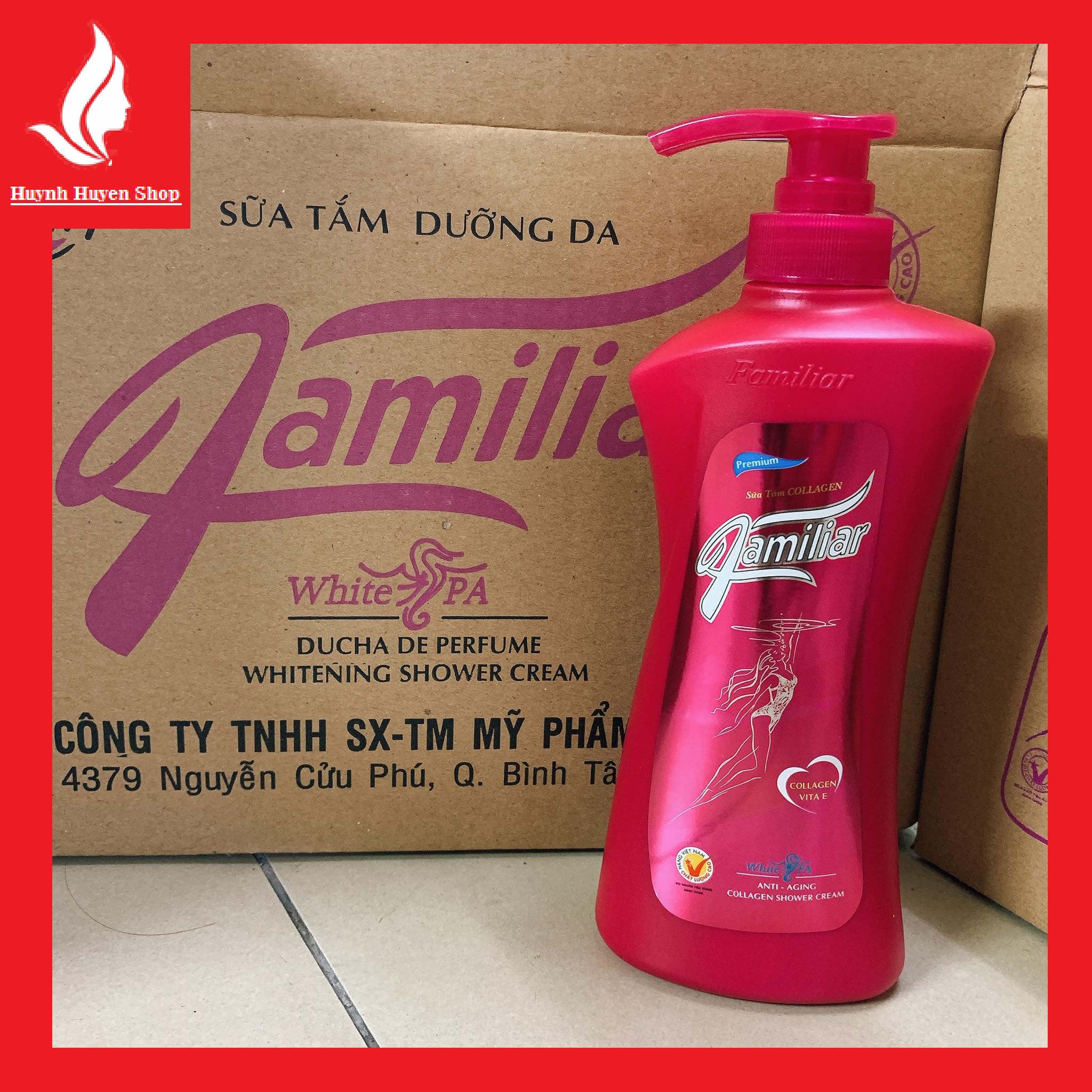 [HCM]Sữa tắm familiar dưỡng trắng da tăng đàn hồi cho da chai 450ml