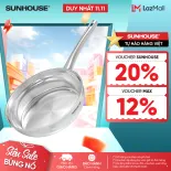 [ƯU ĐÃI 2 TẦNG VOUCHER] Chảo Inox Chống Dính Tự Thân Inox Liền Khối Sunhouse IN20-26M7E - Inox dày gấp bốn lần - Chống dính tự nhiên an toàn bền bỉ - Dùng mọi loại bếp