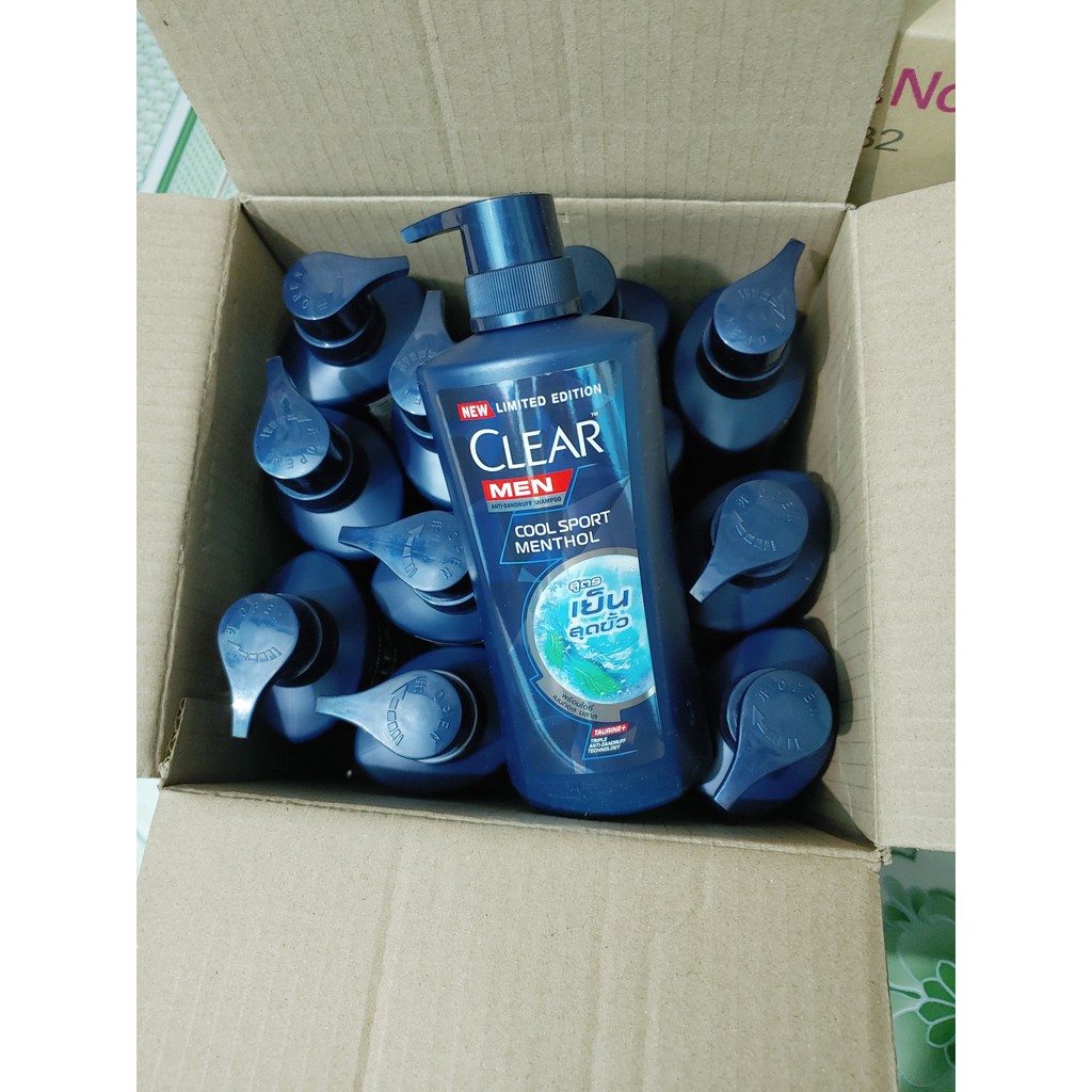 Dầu gội clear men thái lan 450ml bạc hà