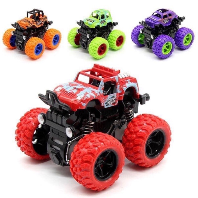 Mô hình xe đua ô tô địa hình siêu hót chạy đà cho bé BIGFOOTO