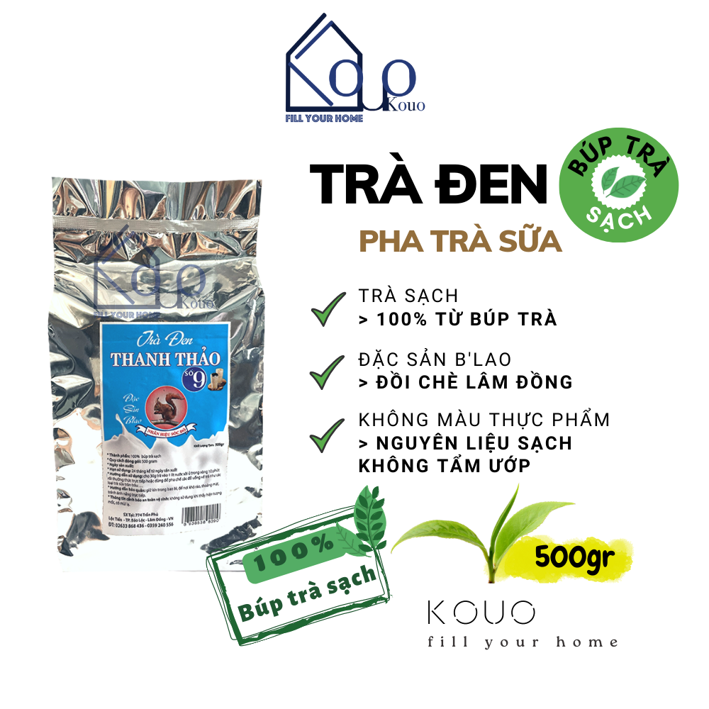 Trà đen nấu trà sữa số 9 trà đen thượng hạng Thanh Thảo gói 500g
