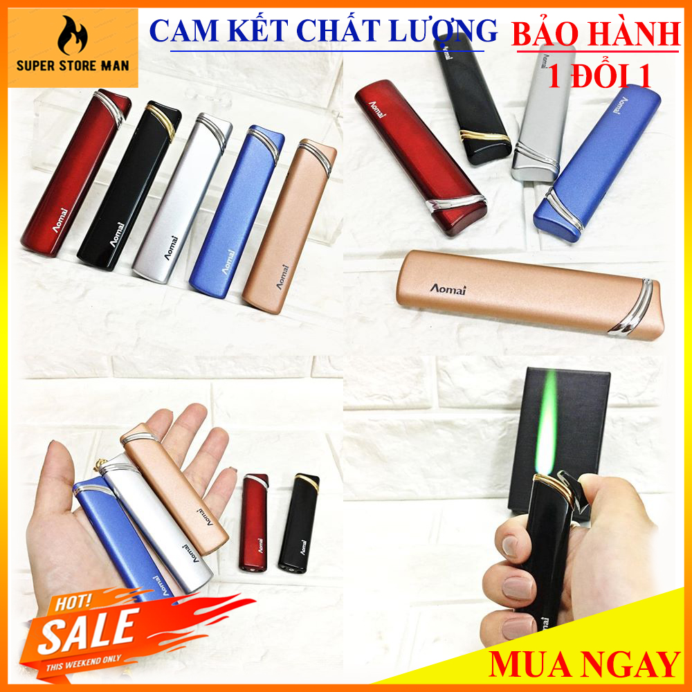 [HCM][LOẠI XỊN] – Bật Lửa Hộp Quẹt Kim Loại Cao Cấp – Bật Lửa Hộp Quẹt Siêu Độc Lạ – Nhiều Màu Cực Đẹp -  Loại Tốt Giá Rẽ - Độc Đáo Cực Chất Dành Cho Ace - Aomai 182