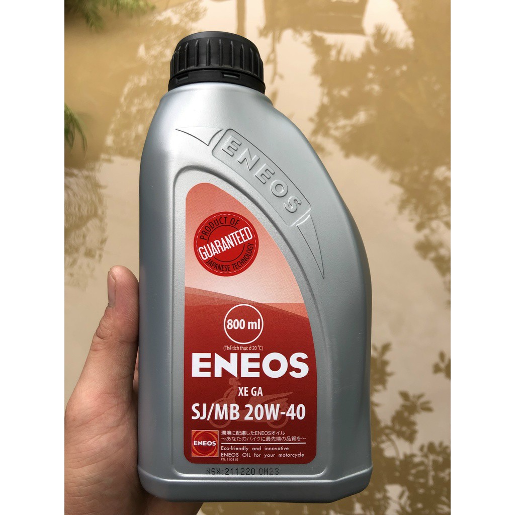 [HN] Dầu nhớt xe ga Eneos SJ/MB 20w40 chai 800ml, sản phẩm chính hãng