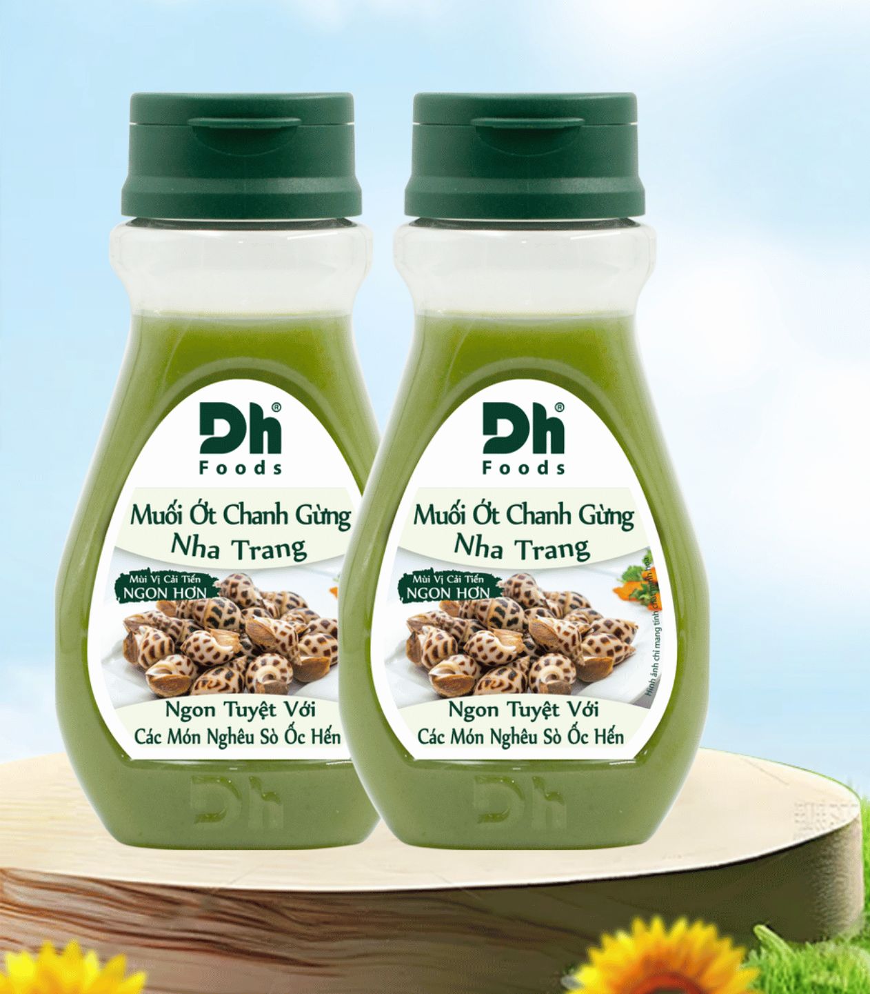 Combo 2 hũ Muối Ớt Chanh Gừng kiểu Nha Trang Dh Foods