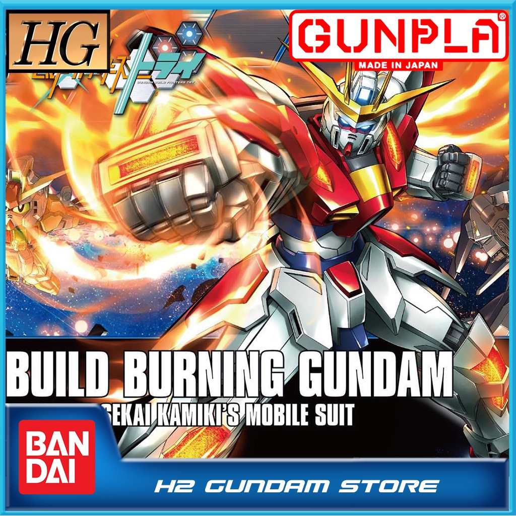 Mô hình Bandai HG 1/144 Build Burning Gundam (Gundam Model Kits)