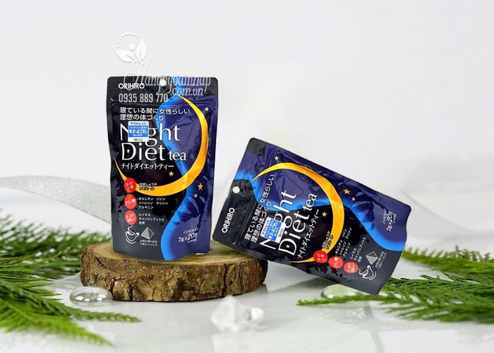 Trà giảm cân night diet tea orihiro 20 gói nhật bản