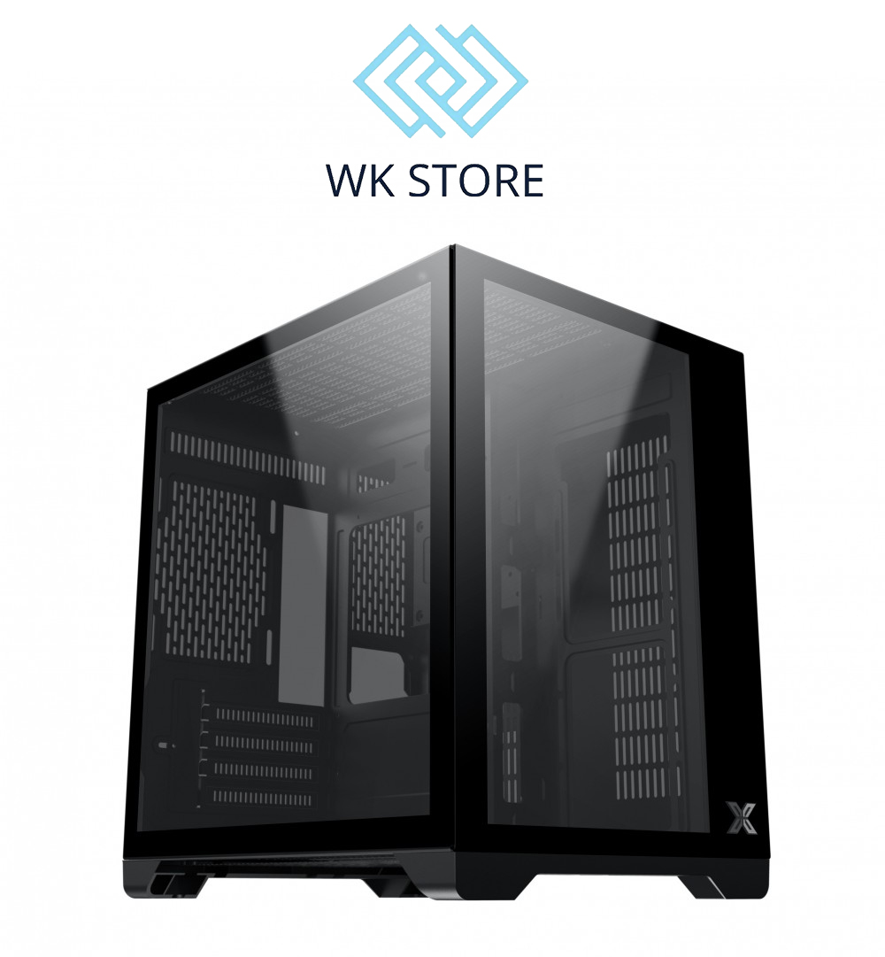 Vỏ case xigmatek aqua m black / white - premium gaming