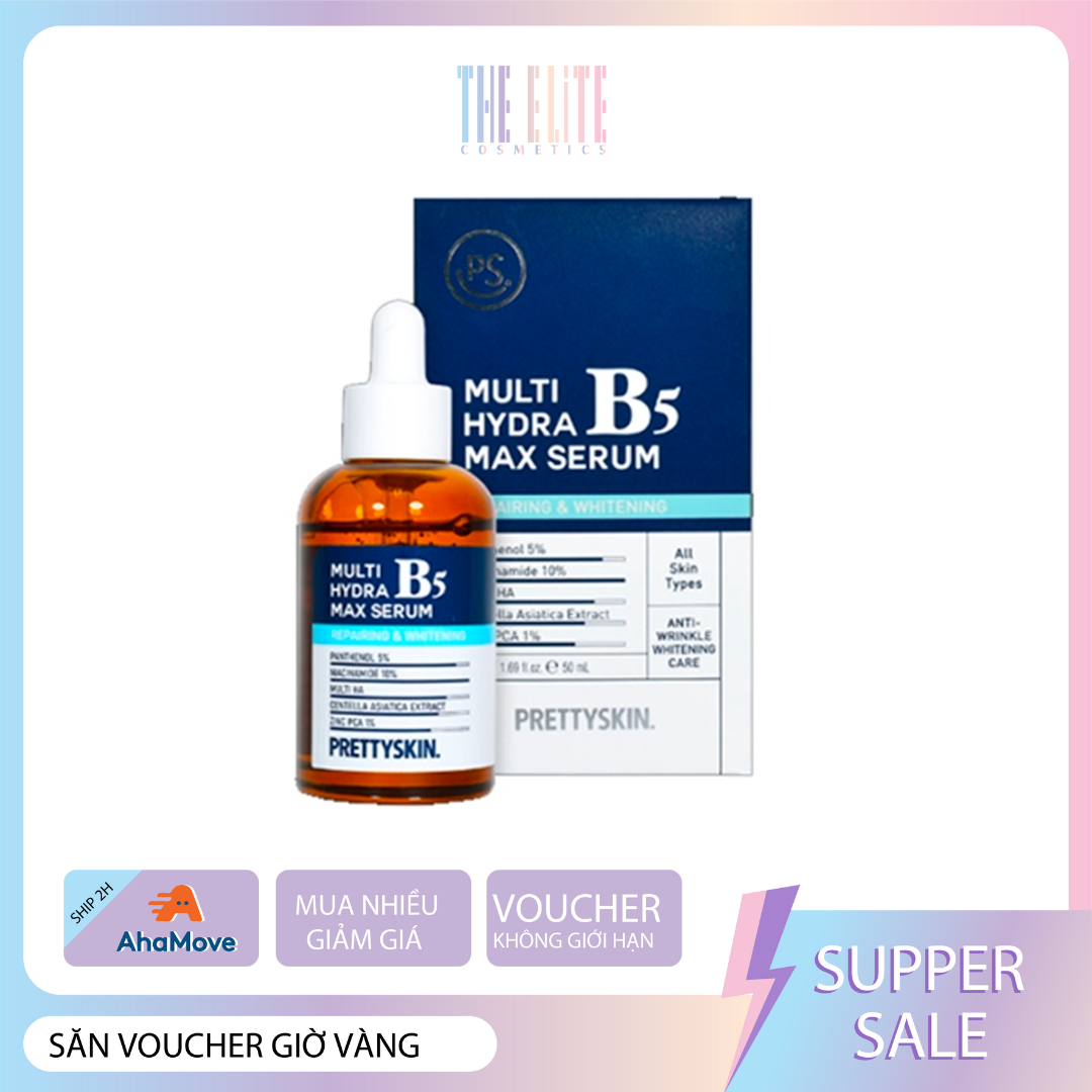 Tinh chất hỗ trợ phục hồi cho da dầu Pretty Skin Multi Hydra B5 Max Serum 50ML
