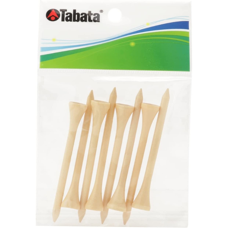 Tee golf combo 8 chiếc dài 70mm nhật bản chính hãng tabata gv0434, que đỡ bóng cao cấp, tee phát bóng golf