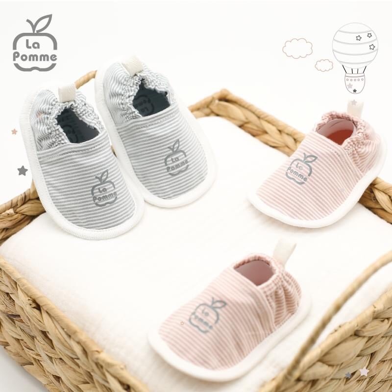 BB001 Giầy vải sơ sinh La pomme Booties bé trai bé gái