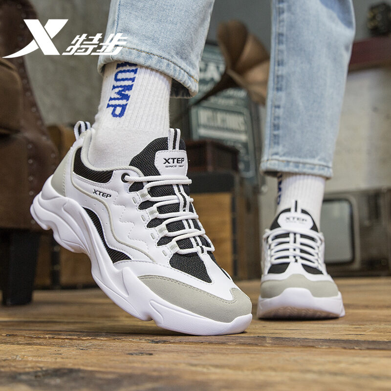 Giày Nữ Xtep Giày Thể Thao Giày Chunky Sneaker Nữ Giày Chạy Bộ Thoáng Khí Mặt Lưới Mẫu Mỏng Mùa Hè Giày Trắng Cửa Hàng Flagship Chính Thức