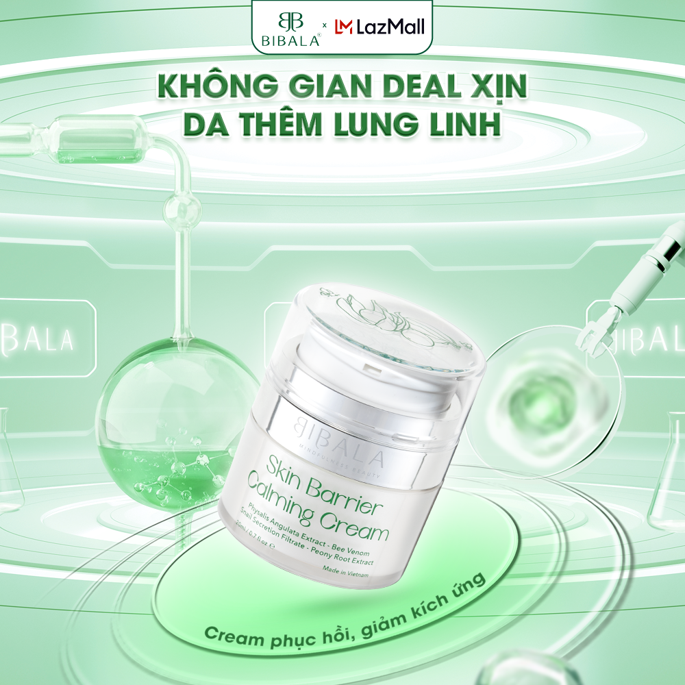 Kem dưỡng làm dịu da dưỡng ẩm BIBALA SKIN BARRIER CALMING CREAM BIBALA