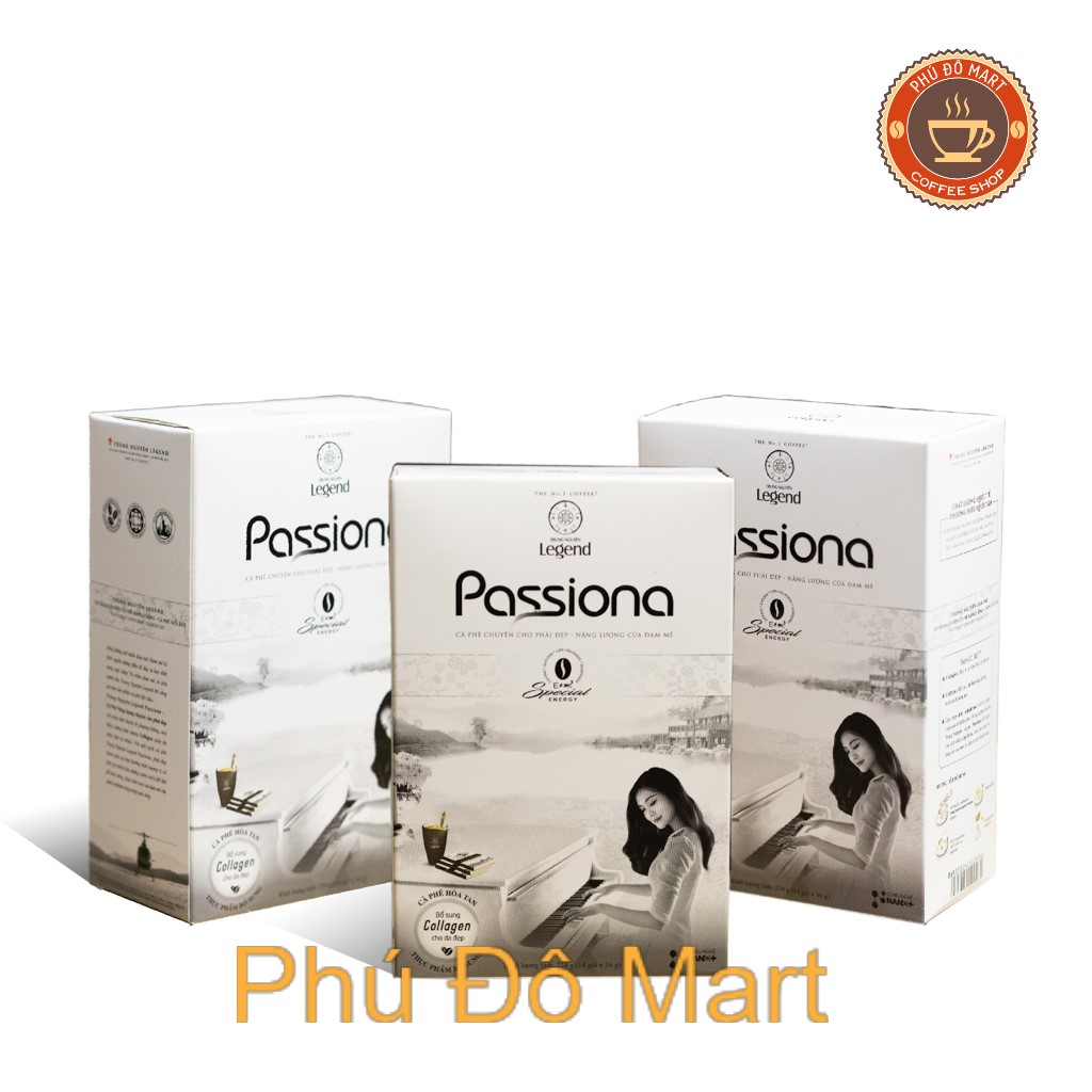 Cà phê sữa legend passiona 4in1 dành cho phái đẹp - trung nguyên