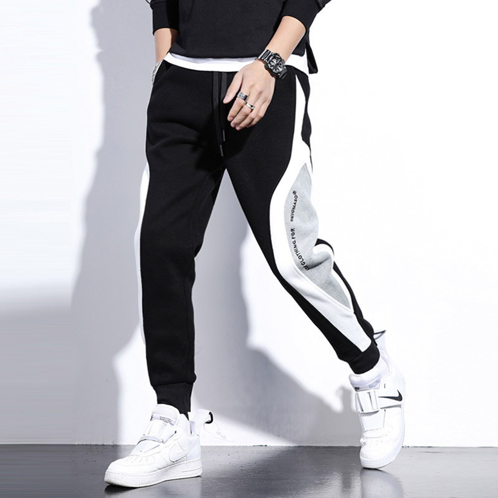 Quần Jogger Thể Thao Nam Phối Chữ Sọc Sườn Kết Hợp 3 Màu Nổi Bật Cá Tính Thời Trang FORHIM JOGGER NAM 9000097