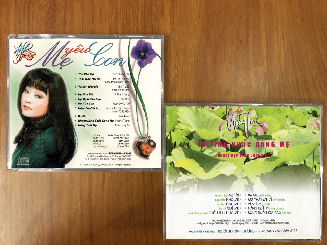 [MDCD] Bộ 2 CD Hương Lan - Tình Khúc Về Mẹ