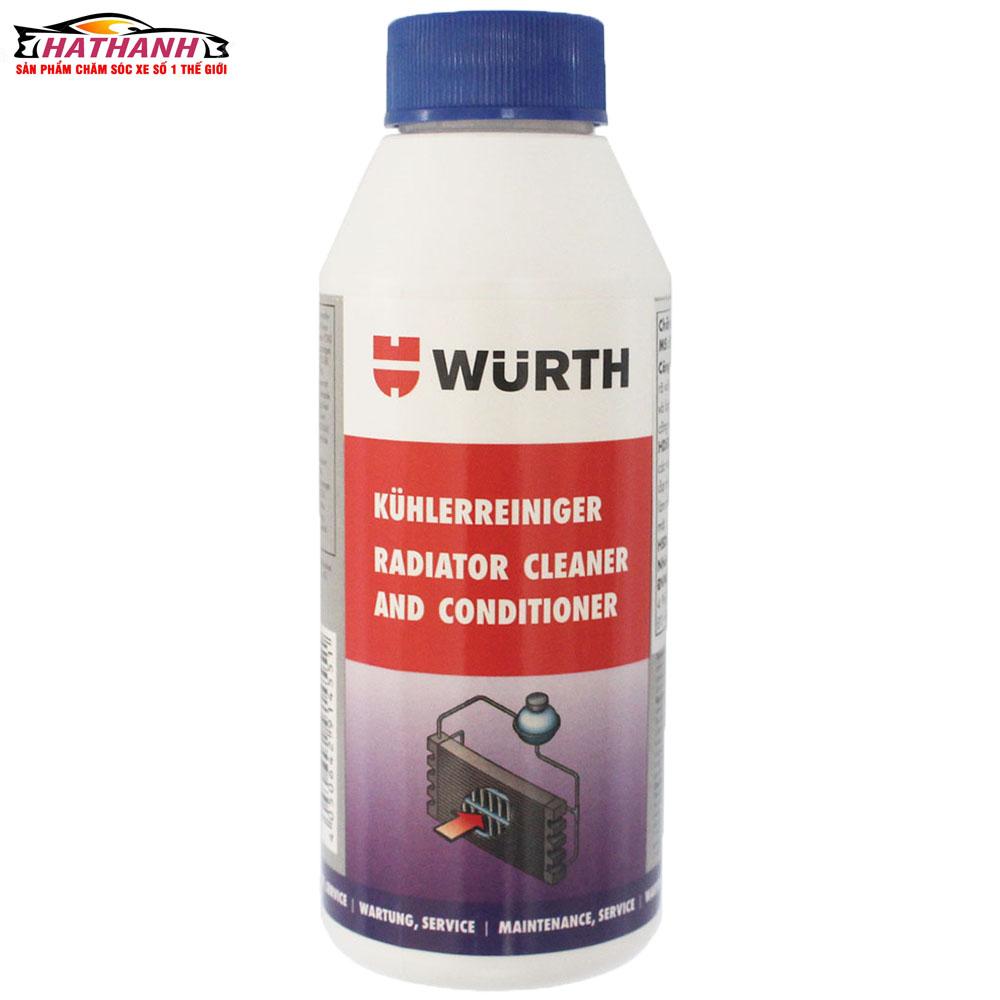 Chai Dung Dịch Vệ sinh két nước làm mát Wurth Radiator Cleaner 250ml