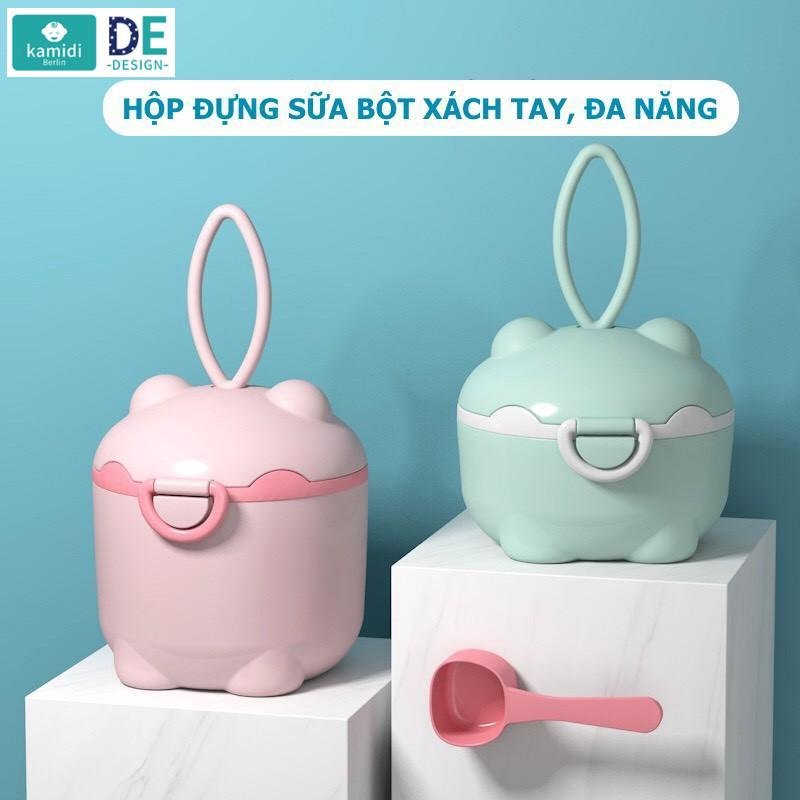 Hộp đựng sữa bột, hộp trữ sữa, hộp đựng đồ khô cao cấp chính hãng KAMIDI hình vương miện  (có thể tiệt trùng)