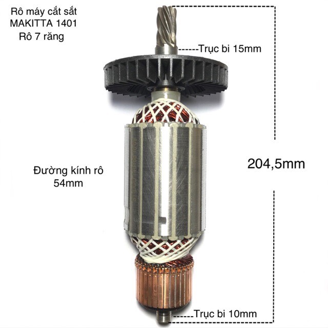 Rô máy cắt sắt Makitta 1401 / Linh phụ kiện máy cắt sắt