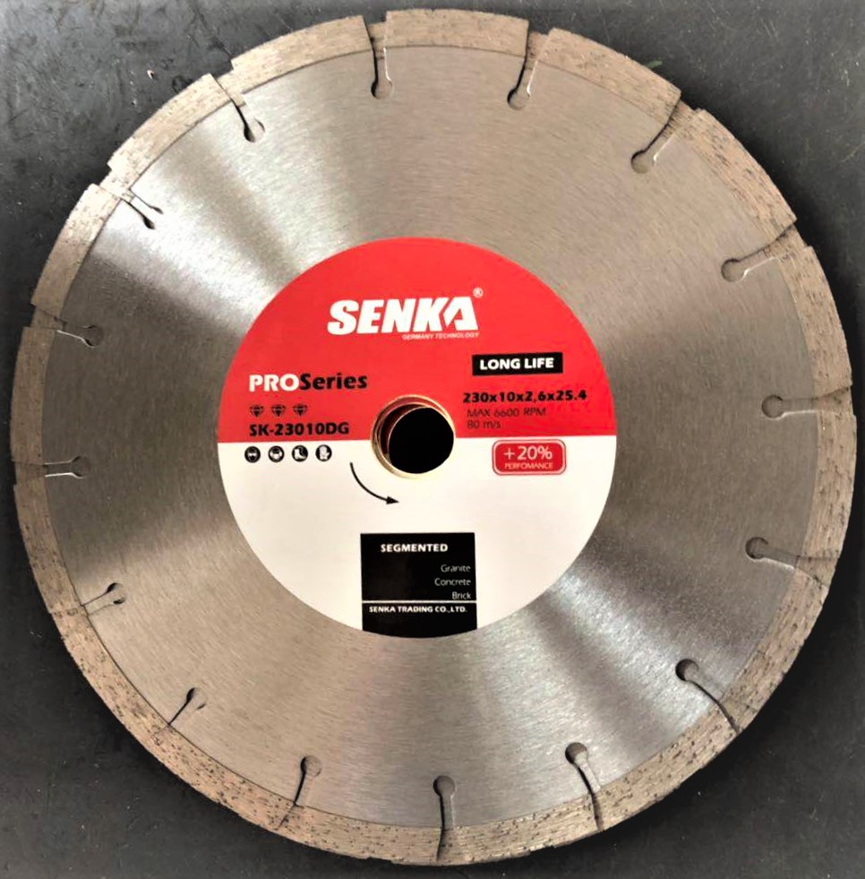 SENKA 1 Lưỡi cắt gạch đá, lưỡi cắt bê tông, lưỡi cắt tường me KHÍA, LỰA CHỌN đường kính 110 - 114 - 125 - 150 - 230mm