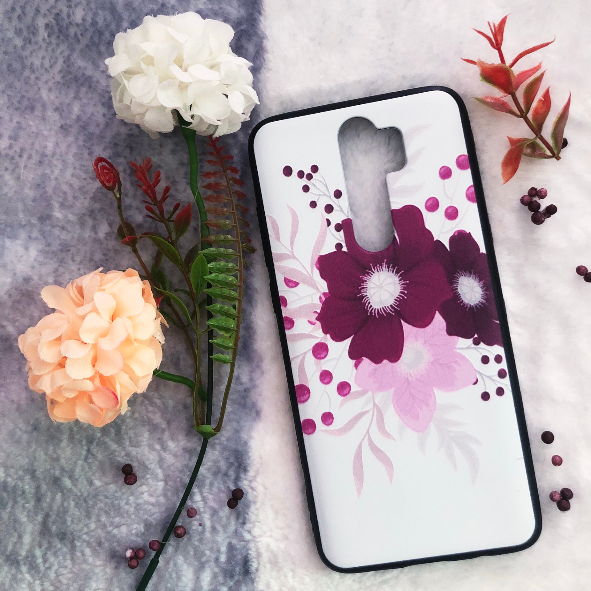 [Nhiều Mẫu] Ốp lưng dẻo Xiaomi RedMi Note 8 Pro (Thân đen - in hình siêu cute)
