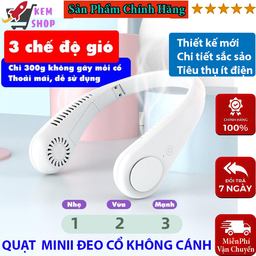 Quạt mini đeo cổ không cánh Jisulife FA12 - Quạt đeo cổ siêu mát -Quạt đeo cổ phi hành gia - Quạt đeo cổ cầm tay pin khủng thế hệ mới - Quạt đeo cổ thông minh biên độ rộng 360 độ, kết cấu dốc nghiêng tạo cảm giác mát mẻ
