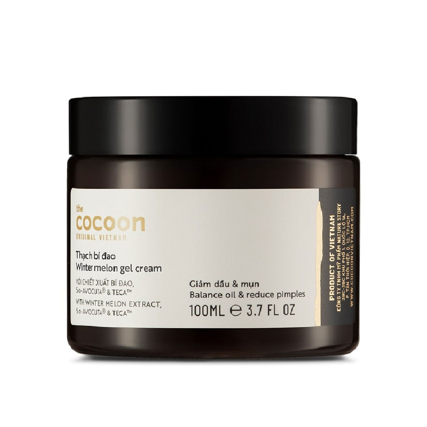 Thạch Bí Đao cocoon dưỡng ẩm và cho da dầu da mụn 30ml - 100ml