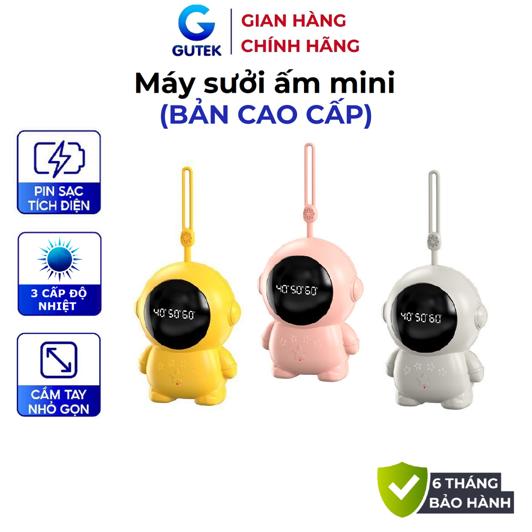  Máy sưởi ấm cầm tay mini nhỏ gọn 3 cấp nhiệt độ - Gutek GT-HF01 