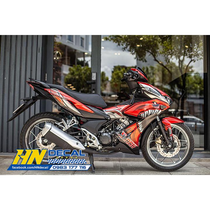 Tem Trùm Winner X Đỏ Đen Bạc Cá Mập