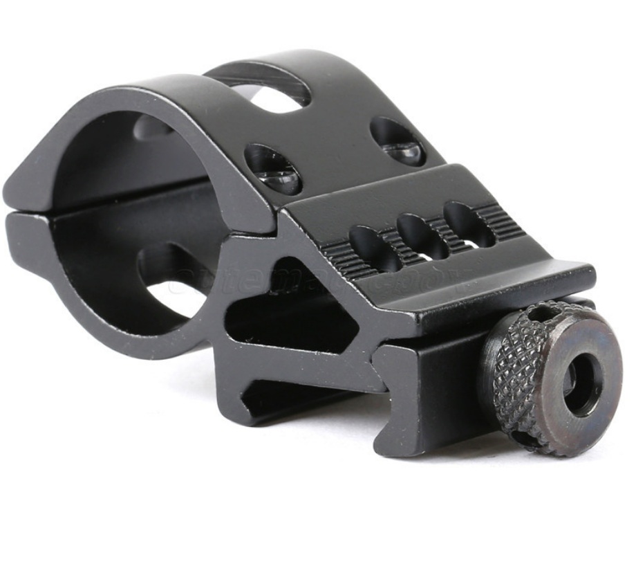 Bộ Kẹp Ống Cổ Cong dùng giữ đèn laze, đèn pin.....+1 tô vít lục giác mã T208 Ngàm