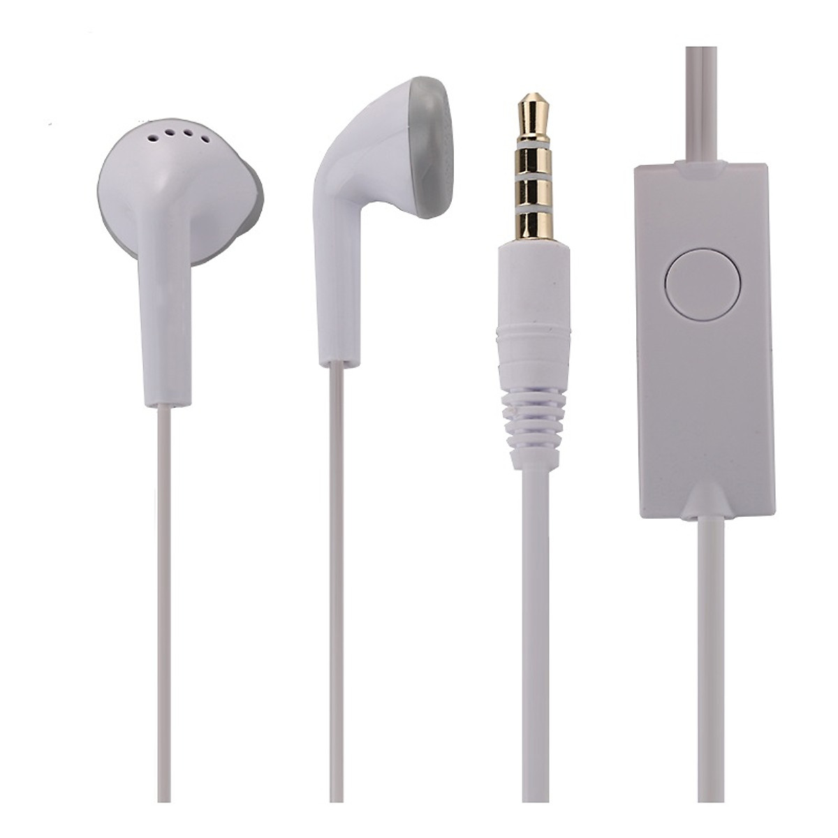 Tai nghe Samsung Galaxy J Dùng cho tất cả các máy jack tròn 3.5 chất lượng âm thanh stereo với âm bass mạnh mẽ (trắng) tai nghe galasy dây có mic
