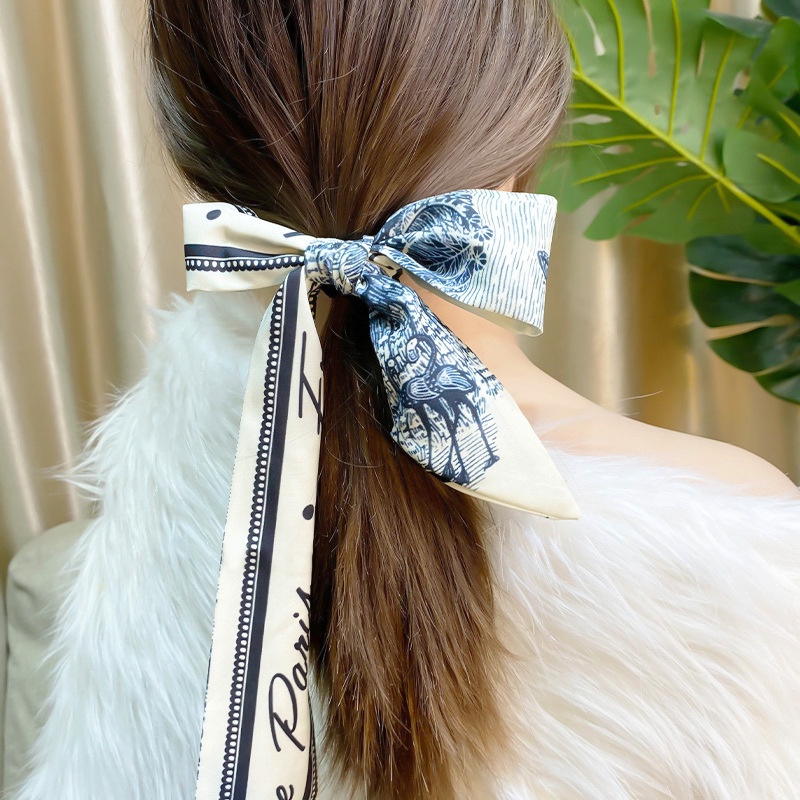 Dây ruy băng cột tóc đa năng phong cách thanh lịch Hàn Quốc