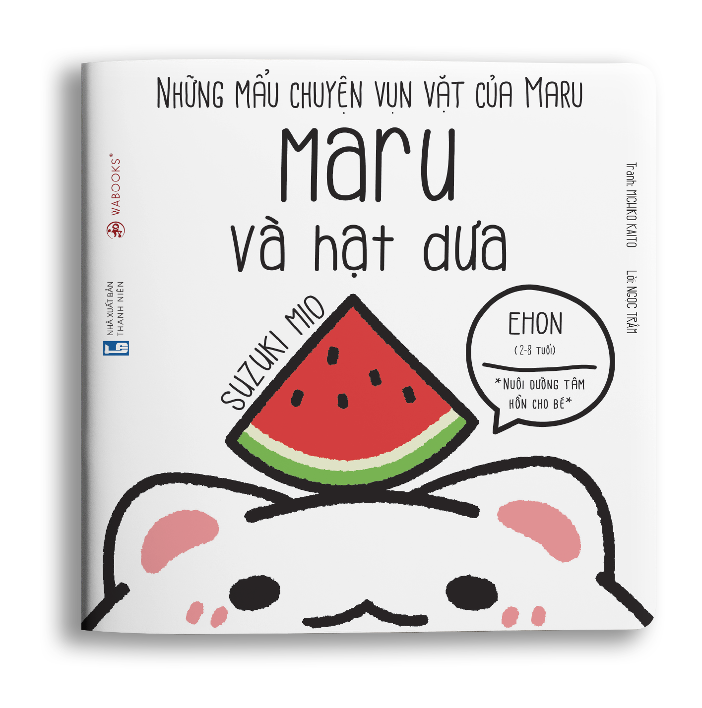 Sách Ehon - Maru và hạt dưa - Ehon dành cho bé từ 2 - 8 tuổi
