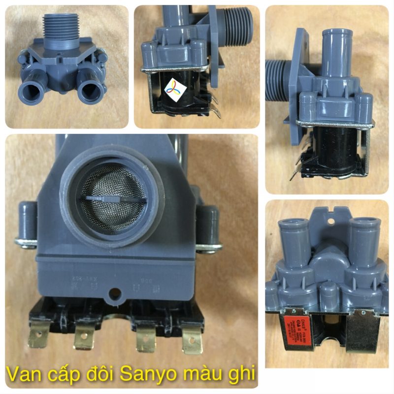 Van cấp nước máy giặt đôi sanyo